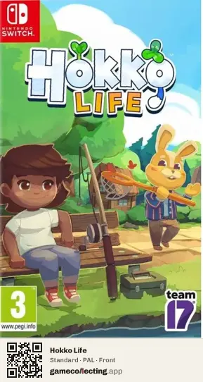 Hokko Life Nintendo Switch, PAL box front