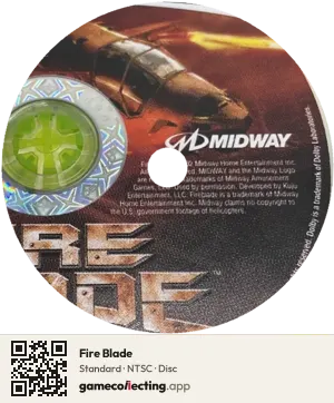 Fire Blade Xbox, NTSC disc