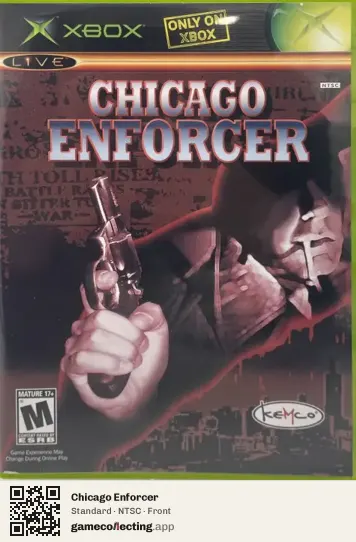 Chicago Enforcer Xbox, NTSC box front