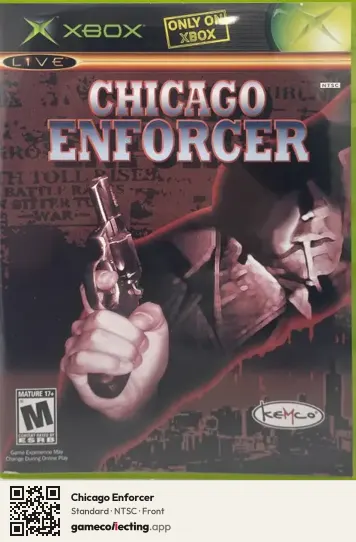 Chicago Enforcer Xbox, NTSC box front