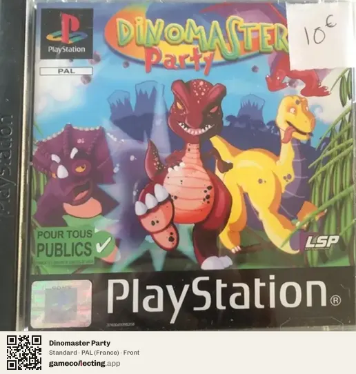 Dinomaster Party PlayStation, France box front