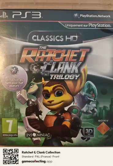 Ratchet & Clank Collection PlayStation 3, France box front