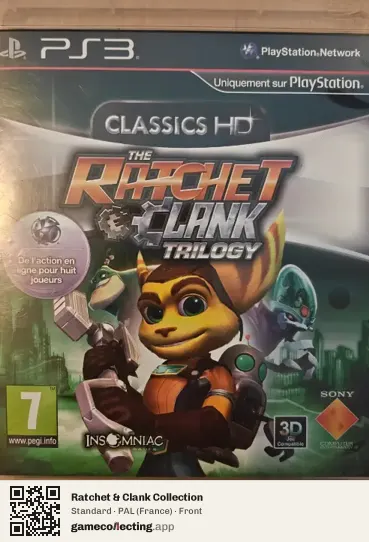 Ratchet & Clank Collection PlayStation 3, France box front