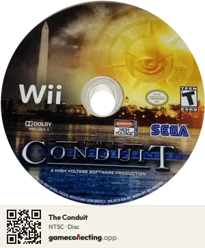 The Conduit Nintendo Wii, NTSC disc