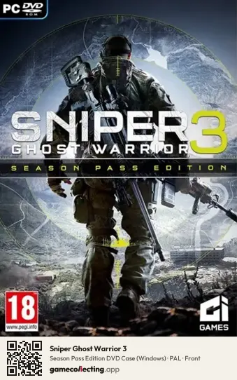 Sniper Ghost Warrior 3 Computer, PAL box front