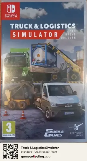 Truck & Logistics Simulator Nintendo Switch, France box front