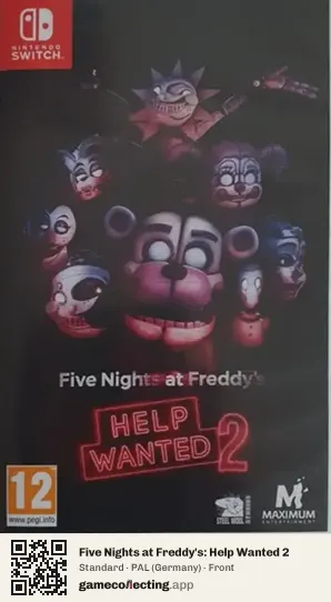 Five Nights at Freddy's: Help Wanted 2 Nintendo Switch, Germany box front