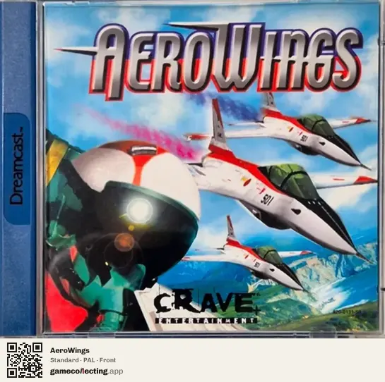 AeroWings Sega Dreamcast, PAL box front