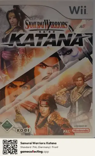 Samurai Warriors: Katana Nintendo Wii, Germany box front