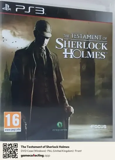 The Testament of Sherlock Holmes Computer, United Kingdom box front