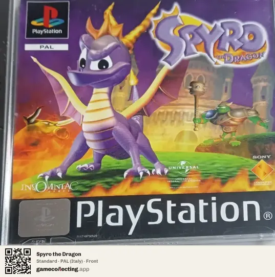 Spyro the Dragon PlayStation, Italy box front