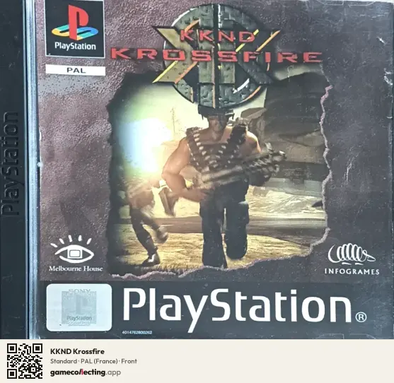 KKND Krossfire PlayStation, France box front