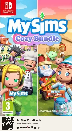 MySims: Cozy Bundle Nintendo Switch, PAL box front
