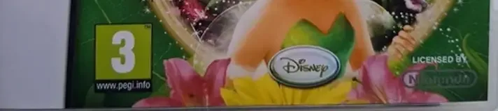 Tinker Bell, the PEGI square on its front