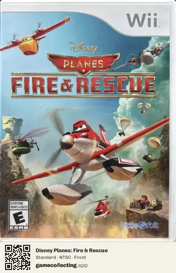 Disney Planes: Fire & Rescue Nintendo Wii, NTSC box front