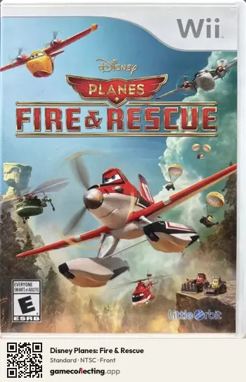 Disney Planes: Fire & Rescue Nintendo Wii, NTSC box front