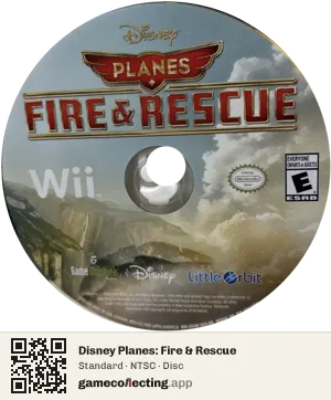Disney Planes: Fire & Rescue Nintendo Wii, NTSC disc