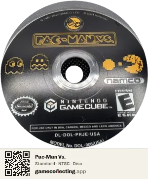 Pac-Man Vs. Nintendo GameCube, NTSC disc