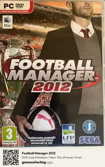 Football Manager 2012 Computer, France box front