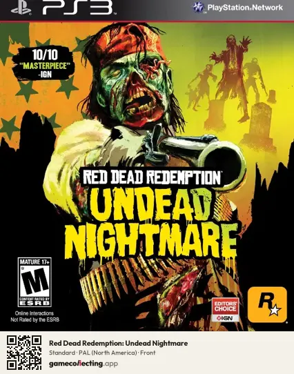 Red Dead Redemption: Undead Nightmare PlayStation 3, North America box front