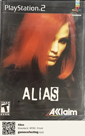 Alias PlayStation 2, NTSC box front