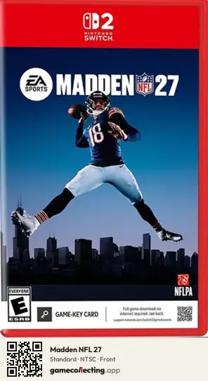 Madden NFL 27 Nintendo Switch 2, NTSC box front