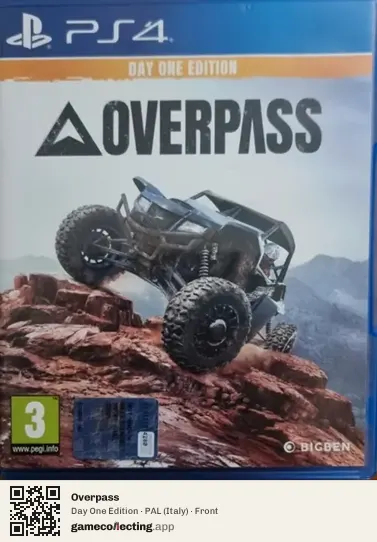 Overpass PlayStation 4, Italy box front