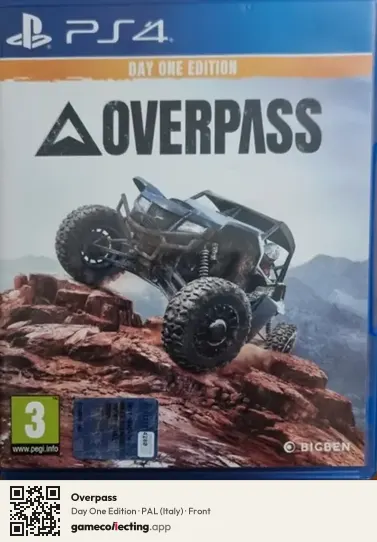Overpass PlayStation 4, Italy box front