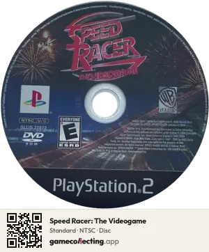 Speed Racer: The Videogame PlayStation 2, NTSC disc