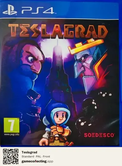 Teslagrad PlayStation 4, PAL box front