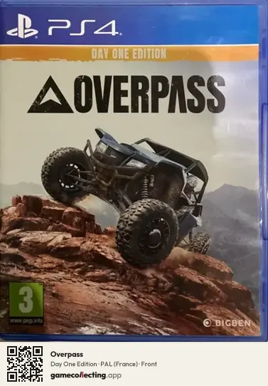 Overpass PlayStation 4, France box front