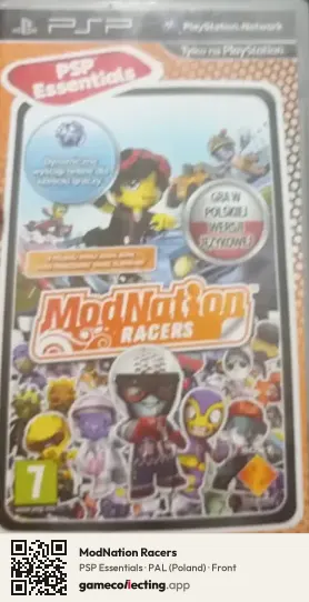 ModNation Racers PlayStation Portable, Poland box front