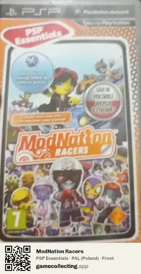 ModNation Racers PlayStation Portable, Poland box front