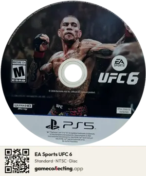 EA Sports UFC 6 PlayStation 5, NTSC disc