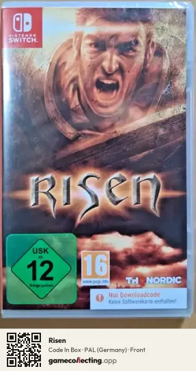 Risen Nintendo Switch, Germany box front