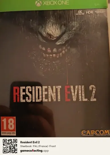 Resident Evil 2 Xbox One, France box front