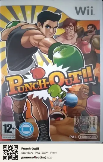 Punch-Out!! Nintendo Wii, Italy box front