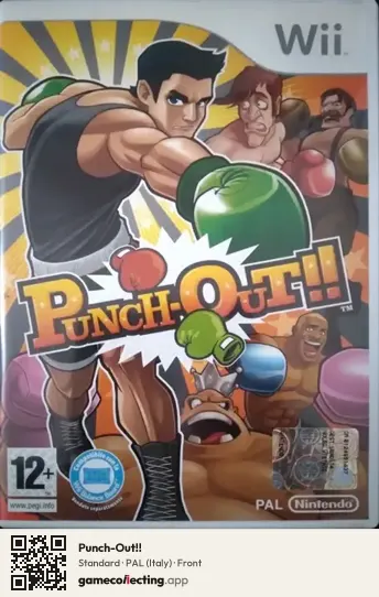 Punch-Out!! Nintendo Wii, Italy box front