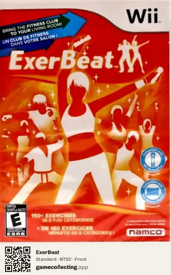 ExerBeat Nintendo Wii, NTSC box front