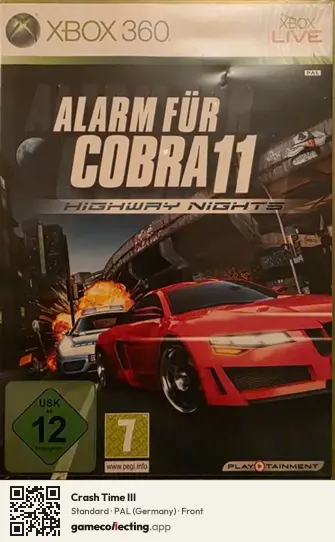 Crash Time III Xbox 360, Germany box front