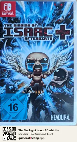 The Binding of Isaac: Afterbirth+ Nintendo Switch, Germany box front