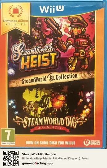 SteamWorld Collection Nintendo Wii U, United Kingdom box front