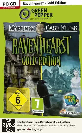 Mystery Case Files: Ravenhearst Gold Edition Computer, Germany box front