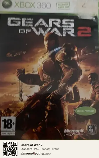 Gears of War 2 Xbox 360, France box front