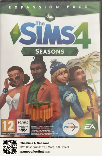 The Sims 4: Seasons Computer, PAL box front