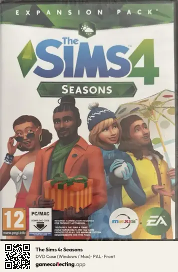 The Sims 4: Seasons Computer, PAL box front