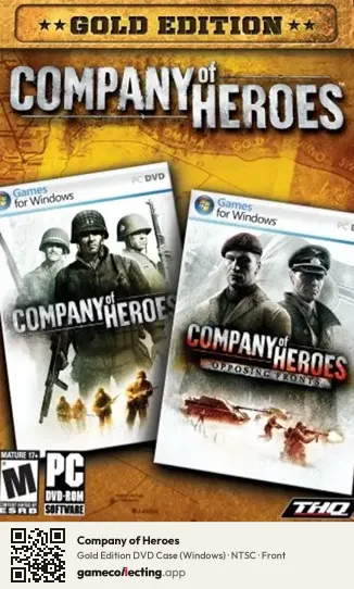 Company of Heroes Computer, NTSC box front