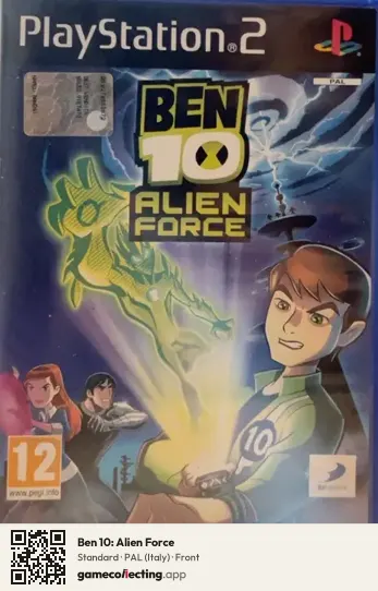 Ben 10: Alien Force PlayStation 2, Italy box front
