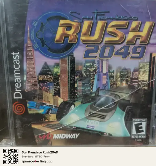 San Francisco Rush 2049 Sega Dreamcast, NTSC box front