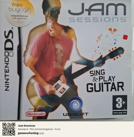 Jam Sessions Nintendo DS, United Kingdom box front